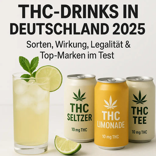 THC-Drinks in Deutschland 2025 – Wirkung, Legalität & Top-Marken