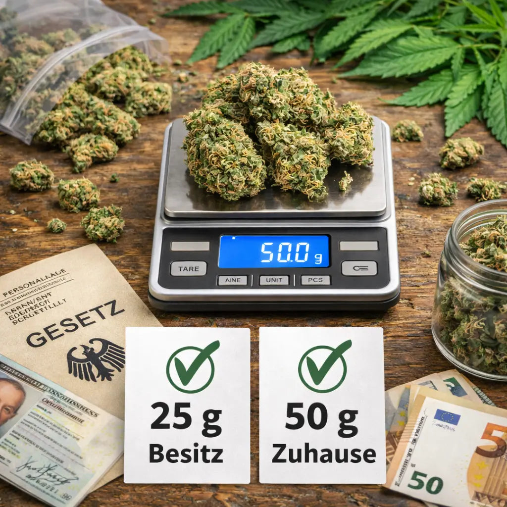 Wie viel Cannabis Besitz erlaubt Deutschland
